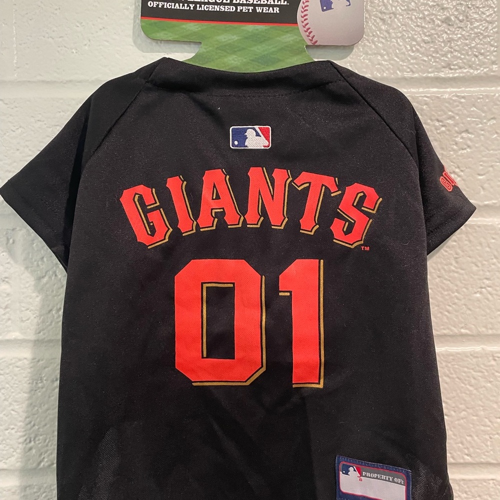 Giants Black jersey for dog